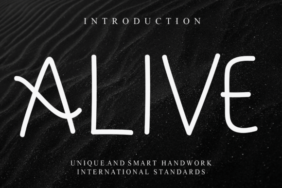 Alive: A Handwritten Font That Breathes Life