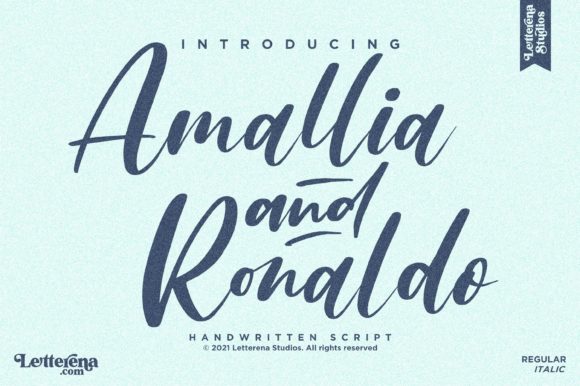 Amallia and Ronaldo Font Review