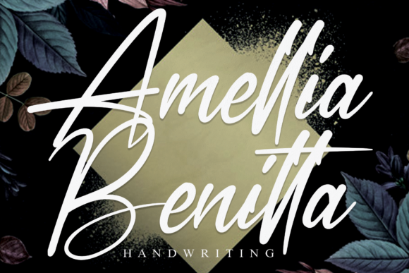 Amellia Benitta: A Elegant Handwritten Font