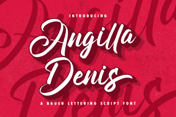 Angilla Denis: A Stylish Script Font