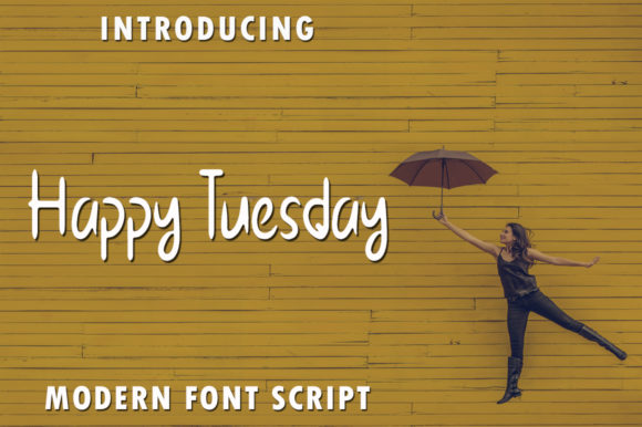 Happy Tuesday Font Review