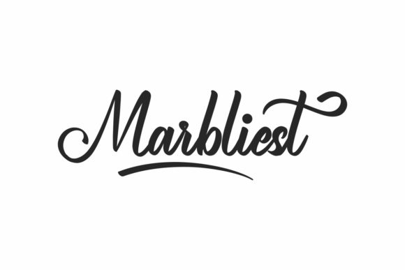 Marbliest: A Script Font for Creative Campaigns