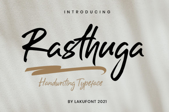 Rasthuga: A Stylish Script Font for Web Design