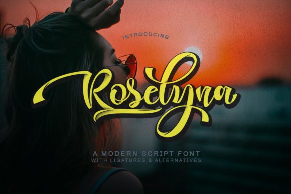 Roselyna: A Bold Handwritten Font for Branding