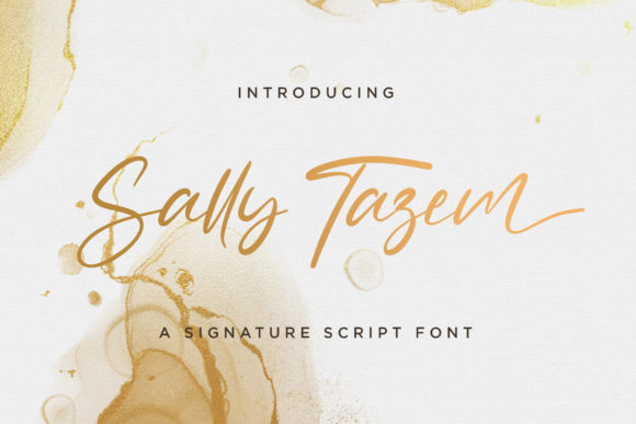 Sally Tazem: A Premium Script Font