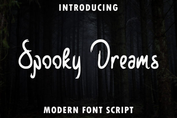 Spooky Dreams Font for Web Design