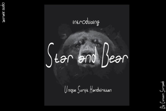 Star and Bear: A Handwritten Font for Creative Branding