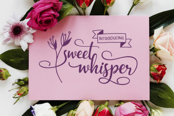 Sweet Whisper Font: Elegant Script for Editorial Design