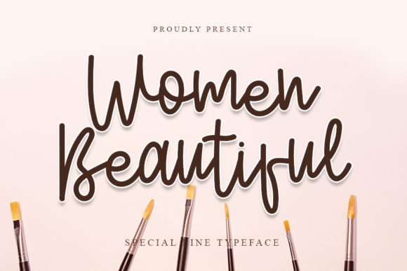 Women Beautiful: A Handwritten Font for Elegant Design